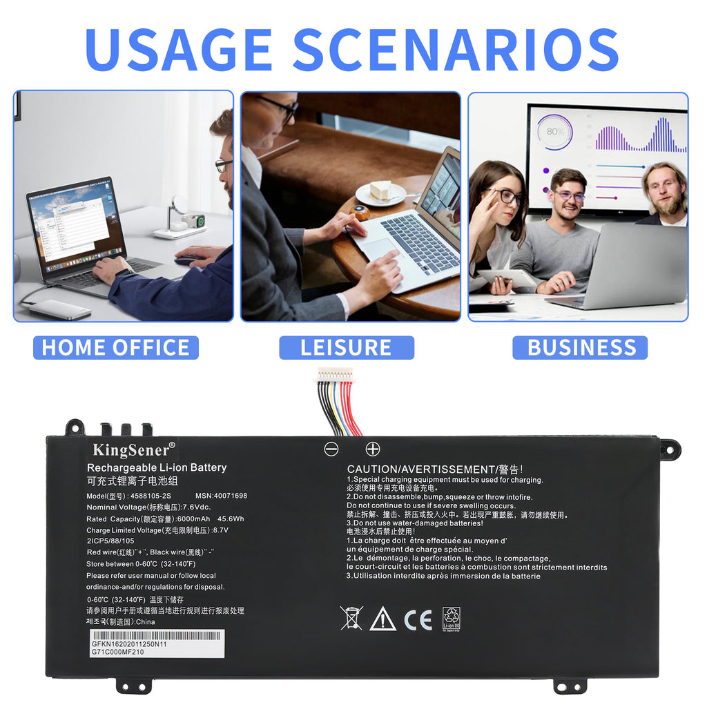 Toshiba-4588105-2S-7.6V-45.6Wh-Laptop-Battery