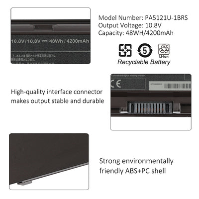Toshiba-PA5121U-laptop battery-48WH