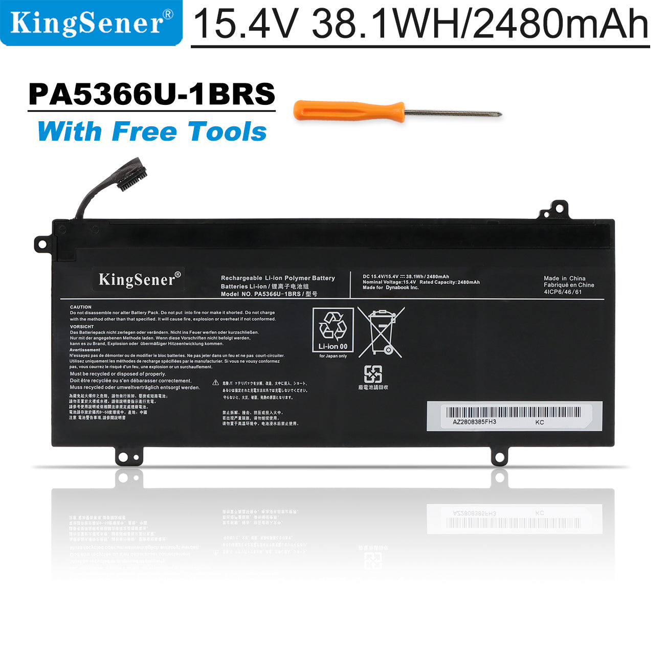 Toshiba-PA5366U-1BRS-2480mAh-battery