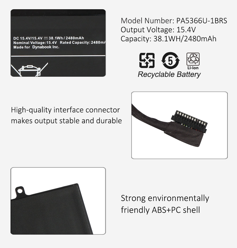 Toshiba-PA5366U-1BRS-2480mAh-battery