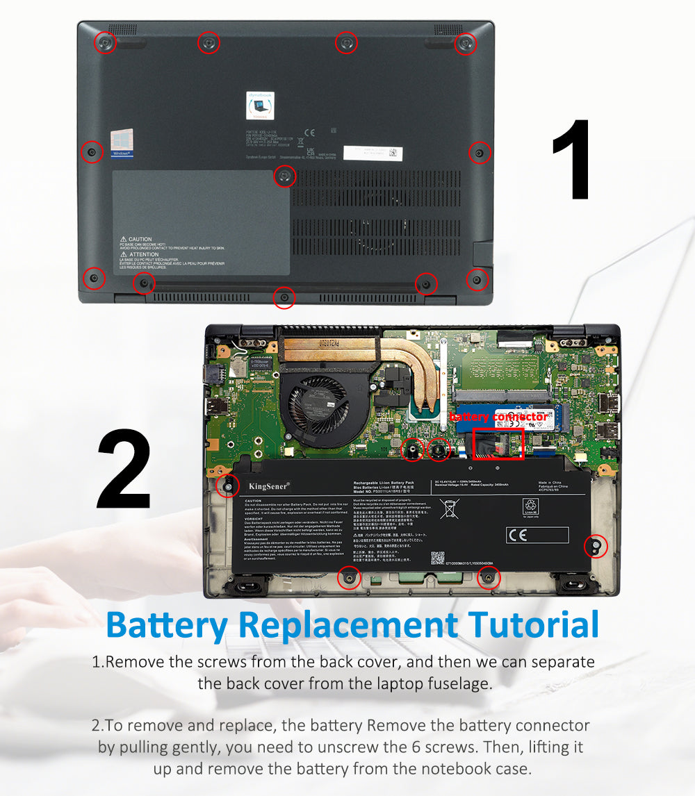 PS0010UA1BRS Laptop Battery For Toshiba Dynabook Portege X30W-J