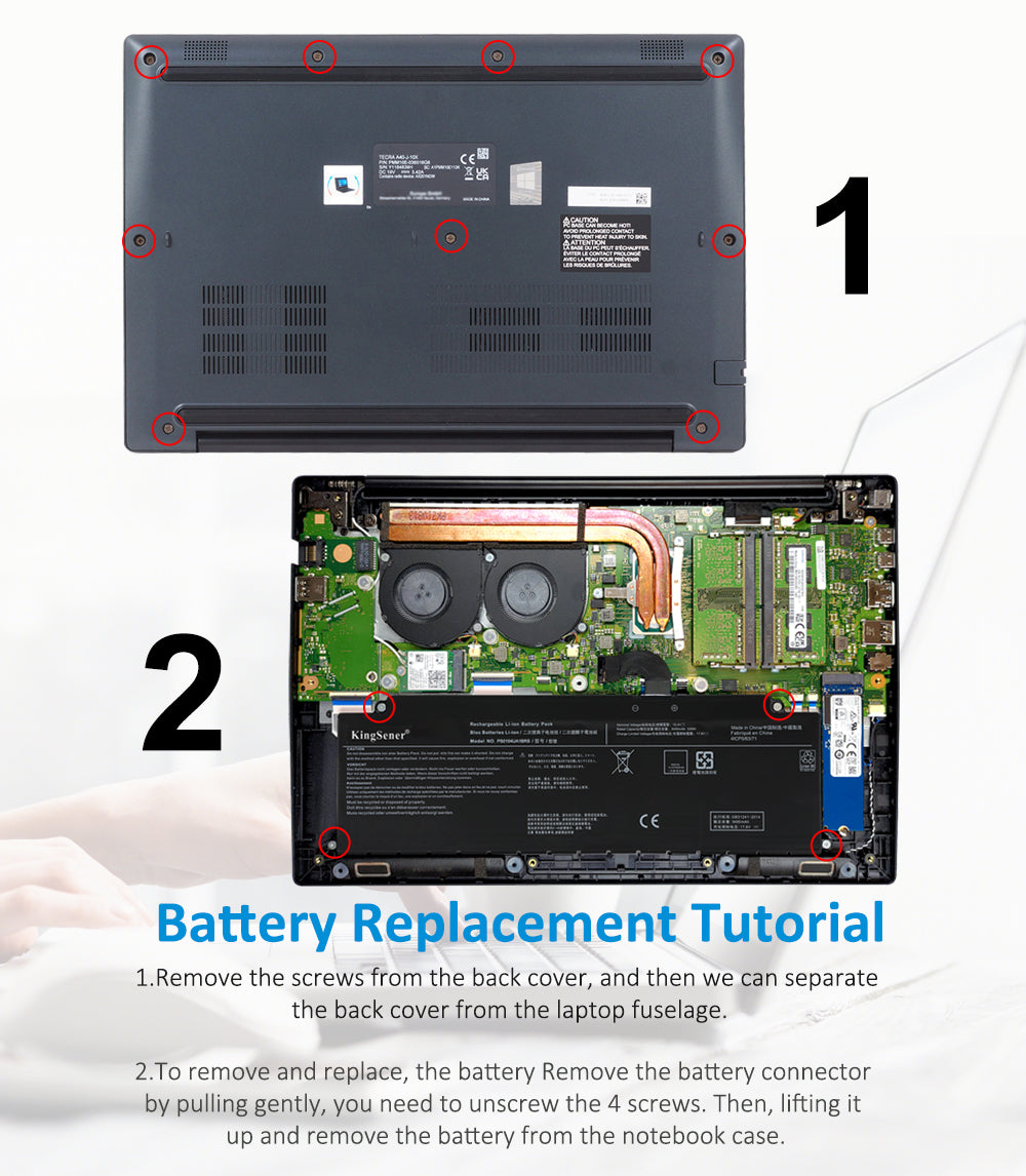 PS0104UA1BRS Laptop Battery For Toshiba Dynabook U30 Tecra A50-J