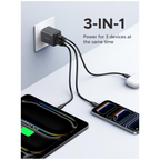 UGREEN 30W 3-Port GaN II USB-C Charger with 2 USB-C and USB-A