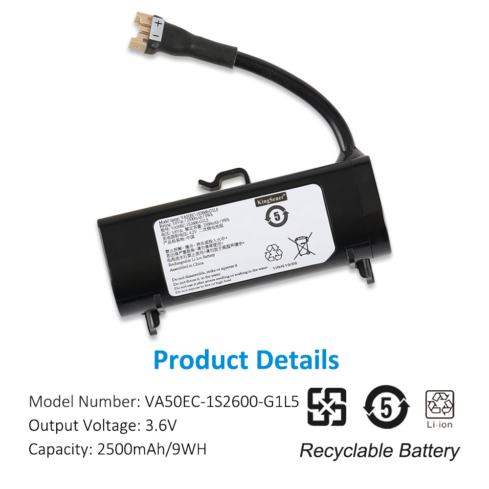 VA50EC-1S2600-G1L5-3.6V-9WH-Battery