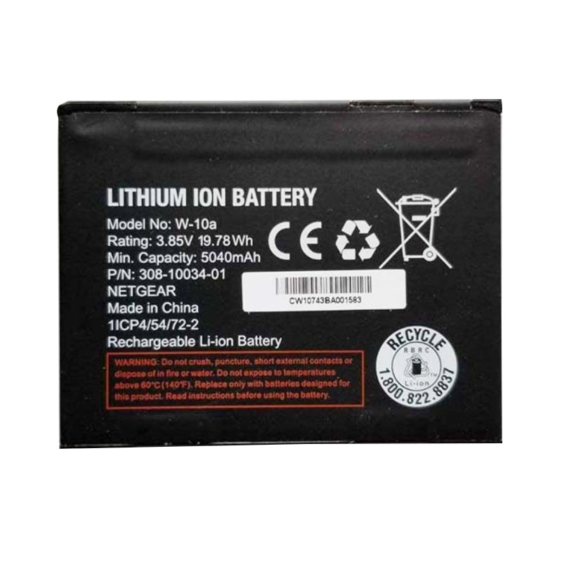 Num Router Battery W-10A Replacement Battery For Netgear NightHawk Router/Modem M1 MR1100 ...