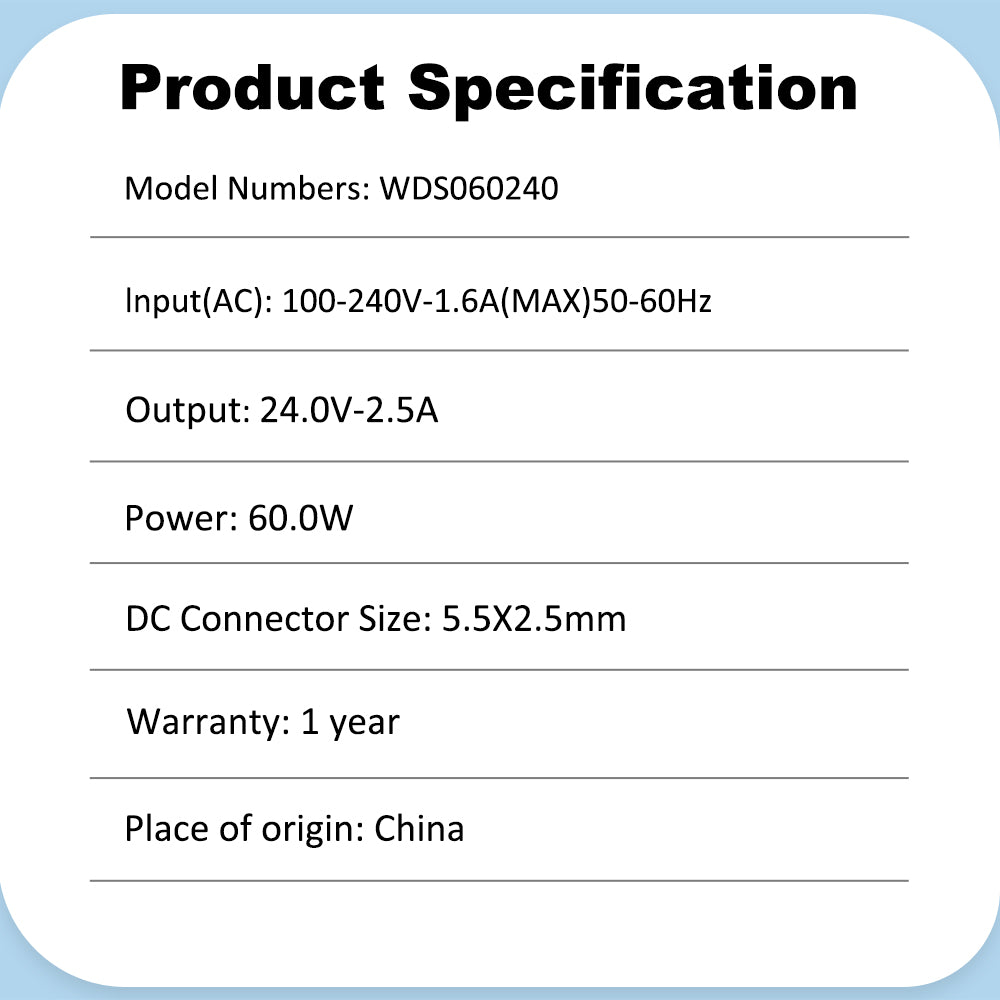 WDS060240-24V-Printer-Charger