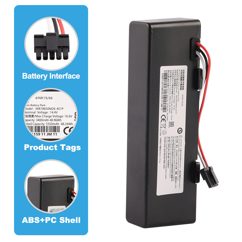 Xiaomi-INR18650M26-4S1P-14.4V-48.96Wh-Robot-Vacuum-Battery