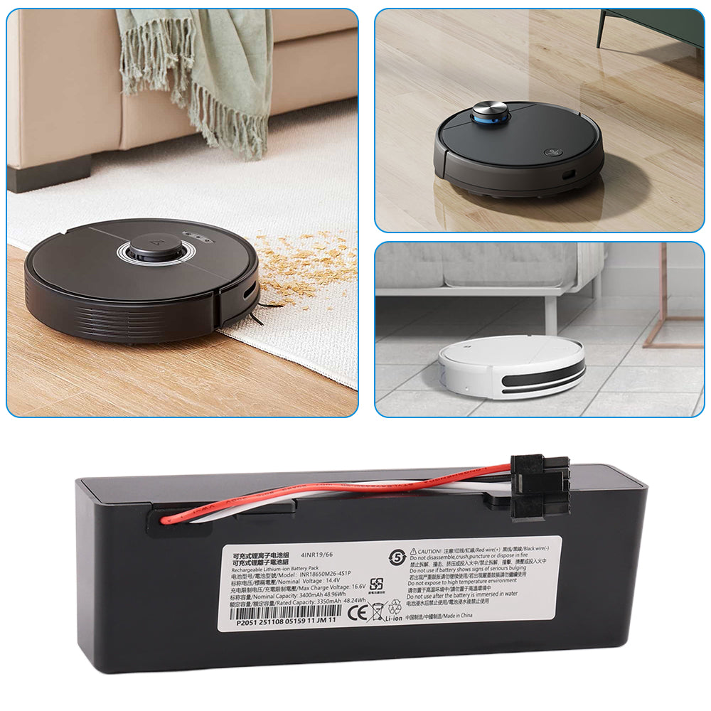 Xiaomi-INR18650M26-4S1P-14.4V-48.96Wh-Robot-Vacuum-Battery