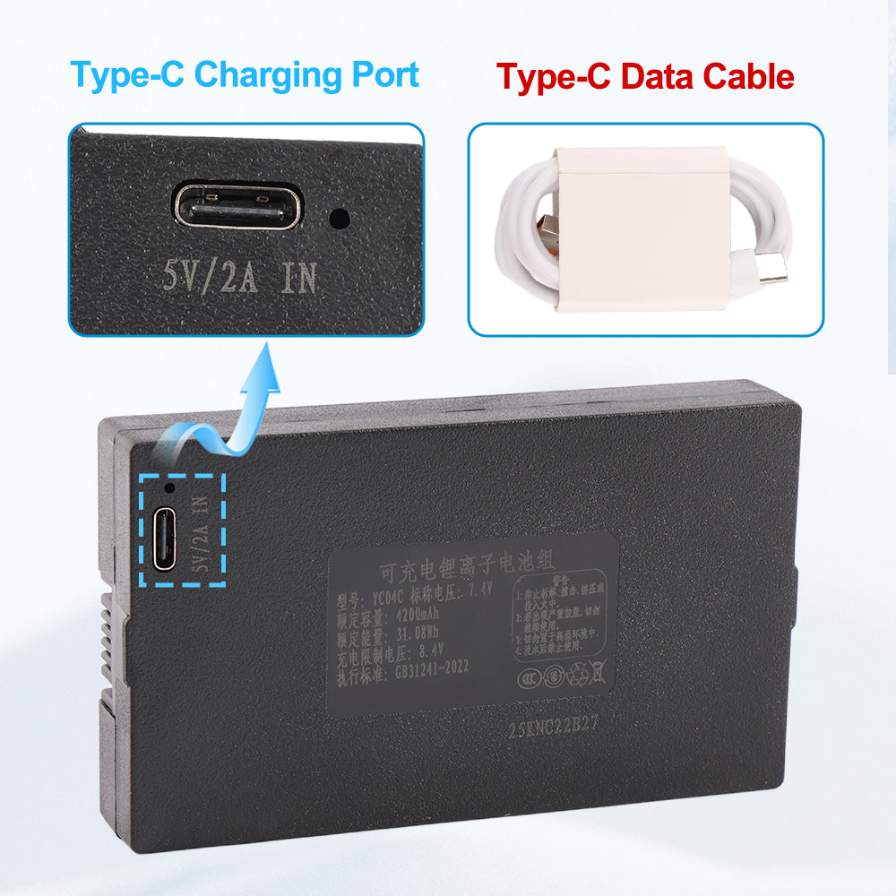 YC04C-7.4V-31.08Wh-Smart-lock-battery