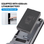 YC04E Replacement Battery For Smart Door Lock - Equipped With 4200mAh Lithium Battery