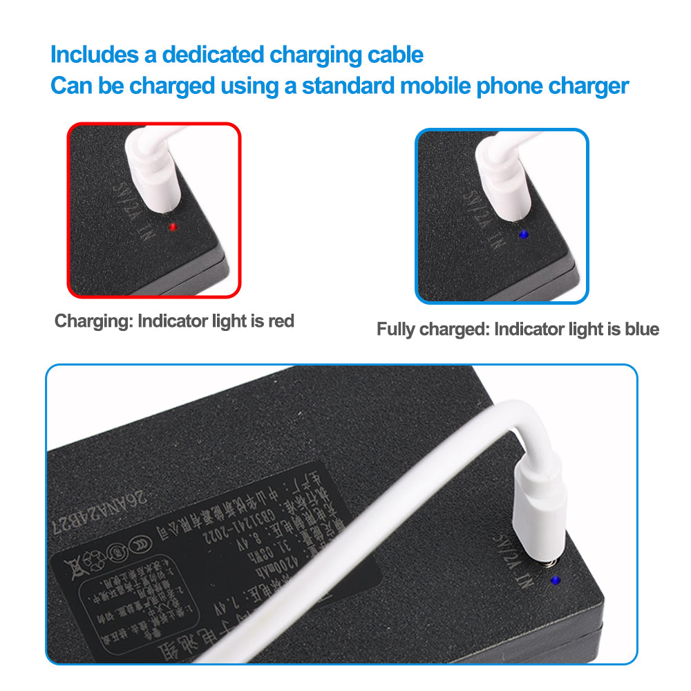 YC04E 4200mAh Replacement Battery For Smart Door Lock - Charging
