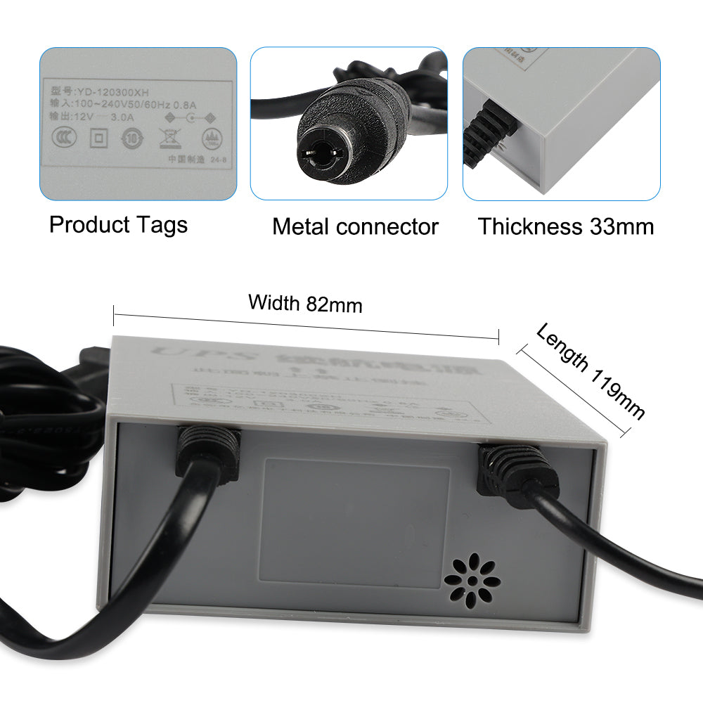 YD-120300XH-12V-3.0A