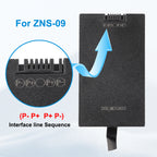 ZNS-09 5000mAh Replacement Battery For Smart Door Lock - P- P+ 0 P+ P-