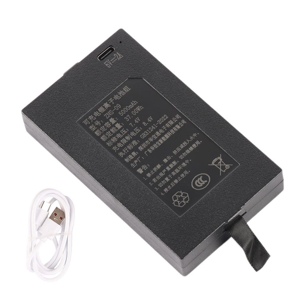 ZNS-09 5000mAh Replacement Battery For Smart Door Lock - Front View on White