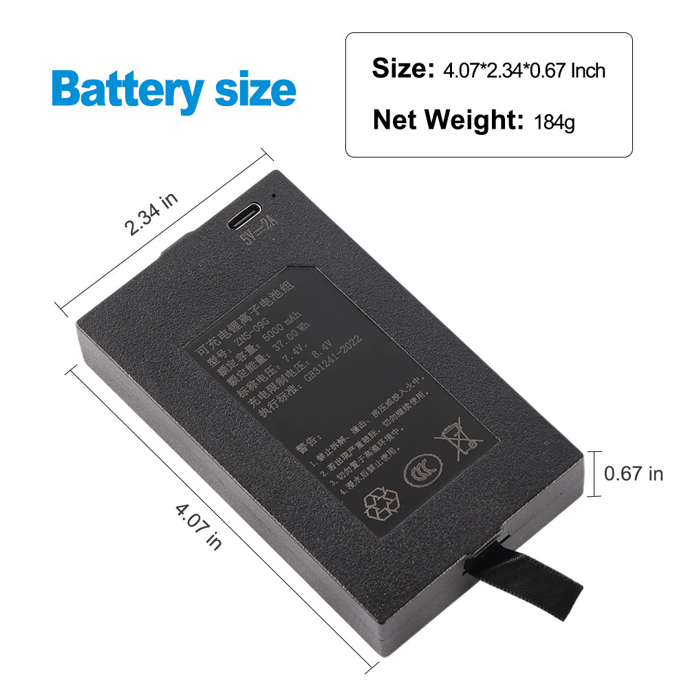 ZNS-09G-7.4V-37Wh-Smart-Door-Lock-Battery