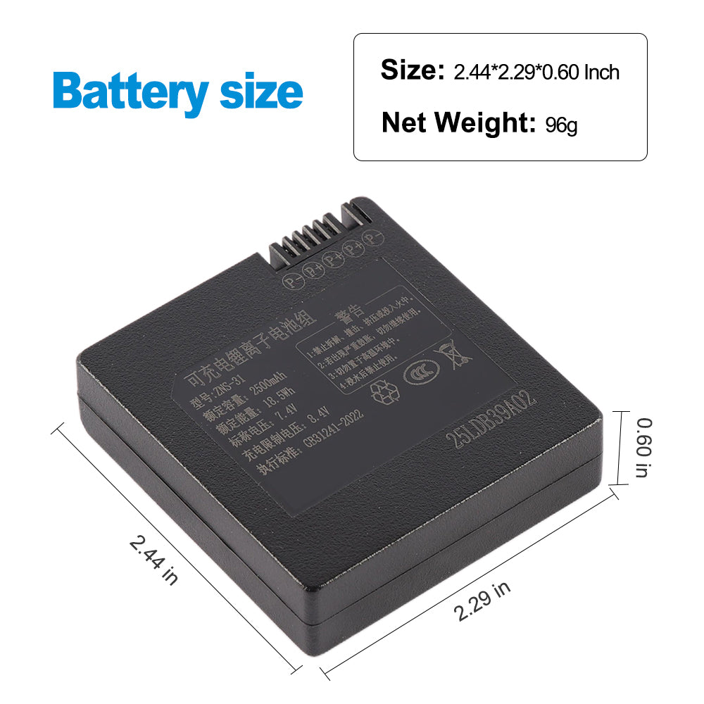 ZNS-31-7.4V-2500mAh-Smart-Door-Lock-Battery