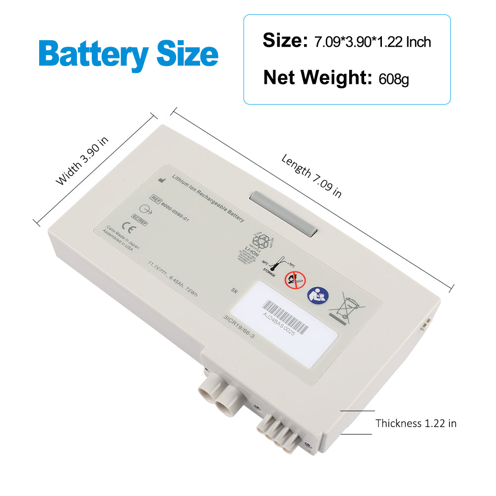 ZOLL Super Power II Battery for X Series & Propaq MD/M – 72Wh
