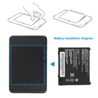 AMME3735 battery installation diagram showing battery removal and replacement steps