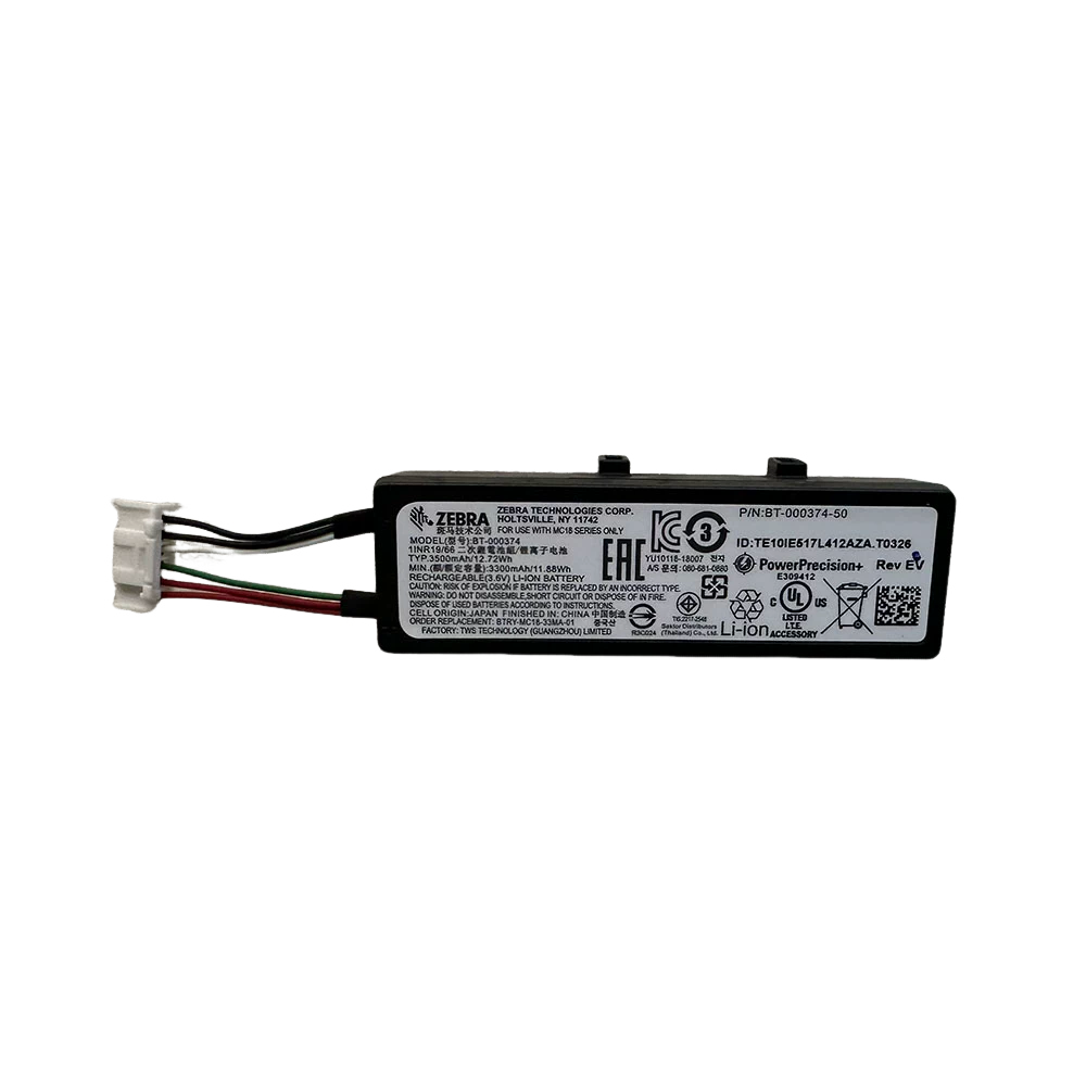BT-000374 Replacement Battery For Zebra PS20J Symbol MC17 MC18 3.6V 3500mAh