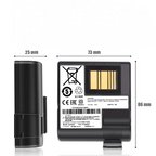P1040687 Replacement Battery For Zebra QLN420 ZQ630 ZQ63-ACFAC10-00 7.4V 4900mAh