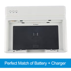 Fujifilm iRay Mars battery perfectly fitted in device compartment - installation compatibility demonstration
