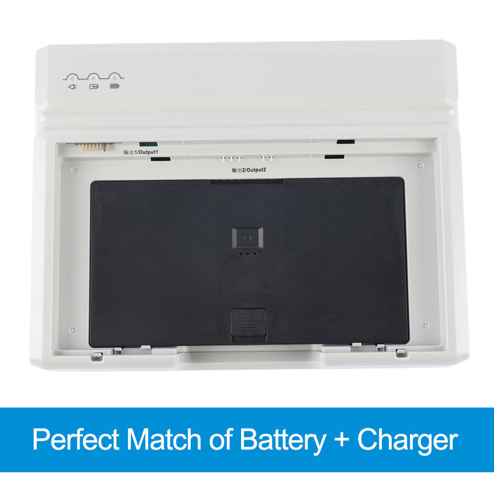 Fujifilm iRay Mars battery perfectly fitted in device compartment - installation compatibility demonstration