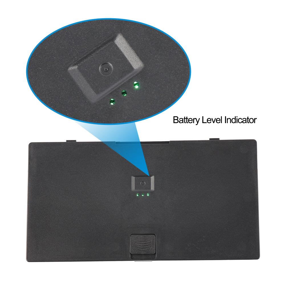 Fujifilm iRay Mars battery level indicator - 4-LED charge status display with push-button check
