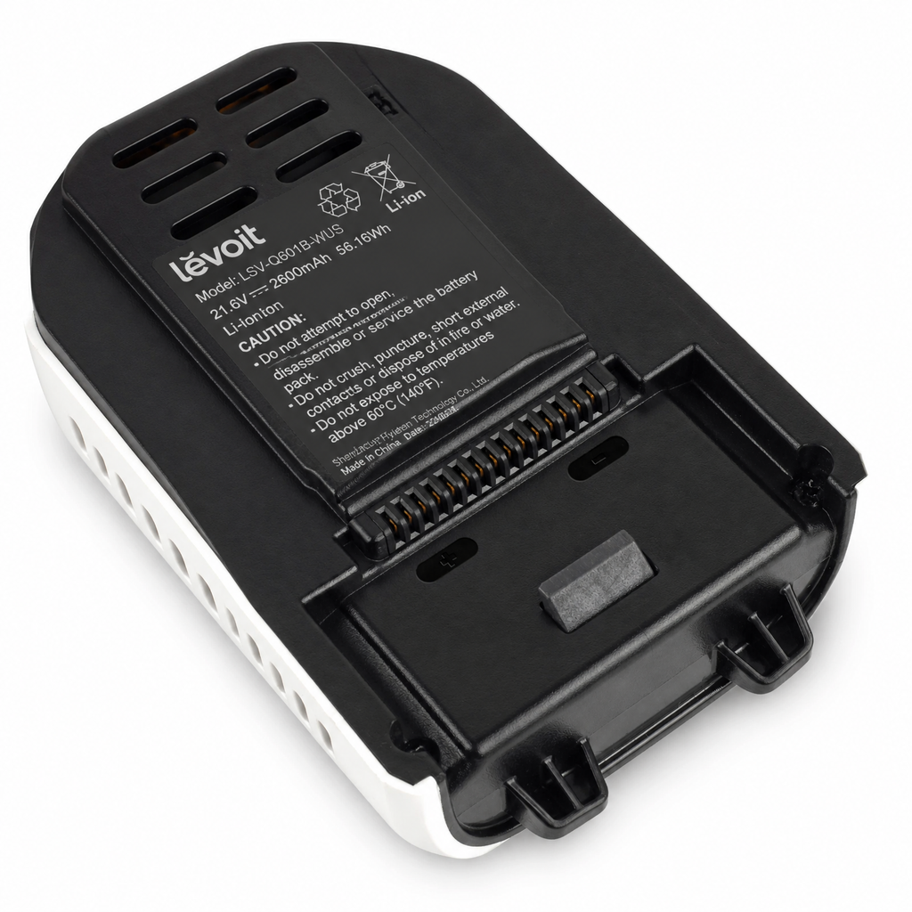 Levoit replacement battery for LSV-Q601B-WUS 21.6V 2600mAh Li-ion detail