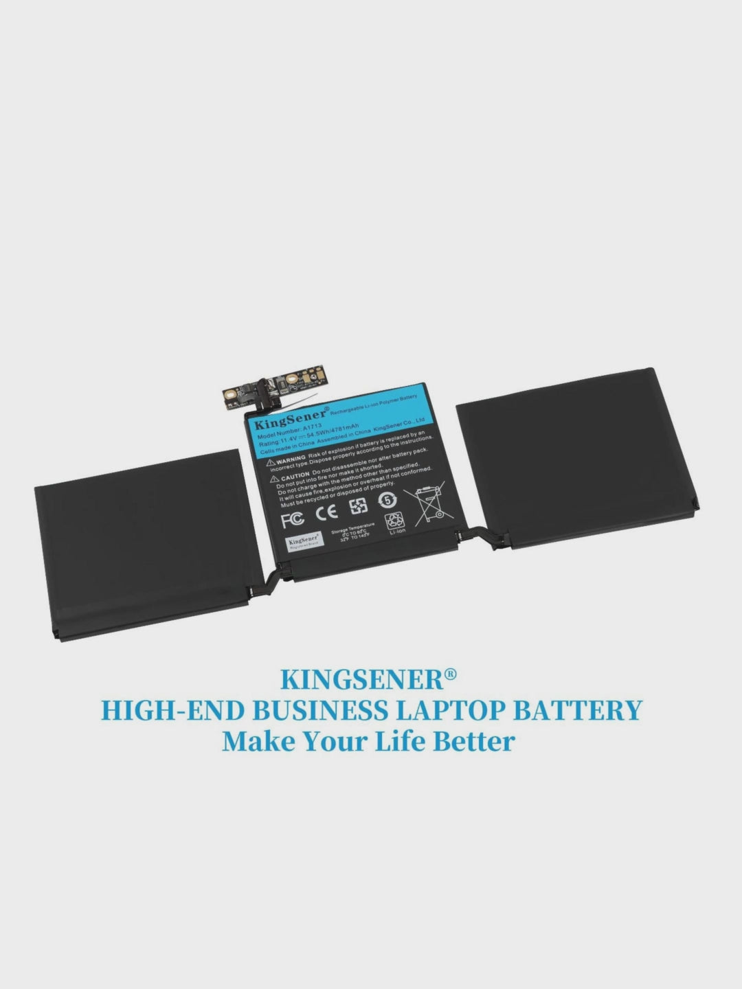 KingSener A 1713 11.4 V 54.5 WhrノートパソコンバッテリーApple