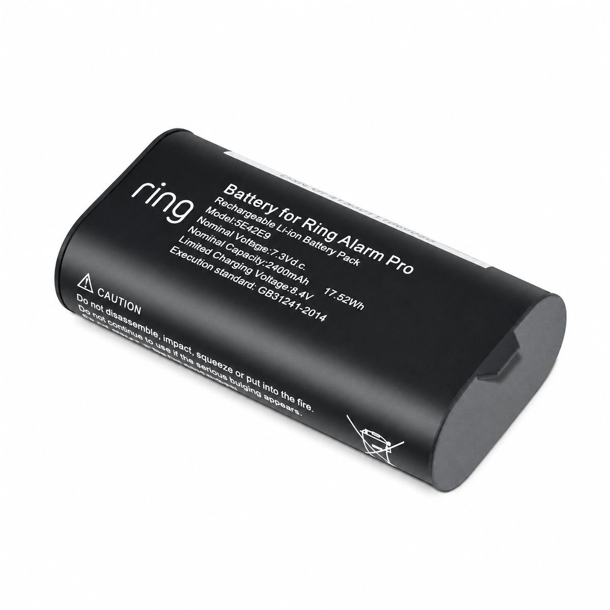 Ring Alarm Pro 5E42E9 battery detail view