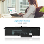 Kingsener-1FXDH-laptop battery-97WH