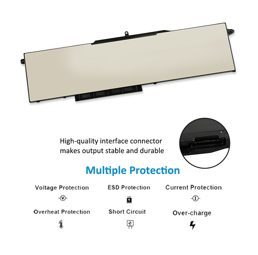 Kingsener-1FXDH-laptop battery-97WH