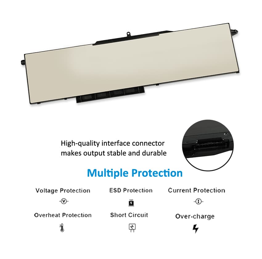 Kingsener-1FXDH-laptop battery-97WH