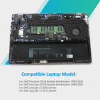 Kingsener-1FXDH-laptop battery-97WH