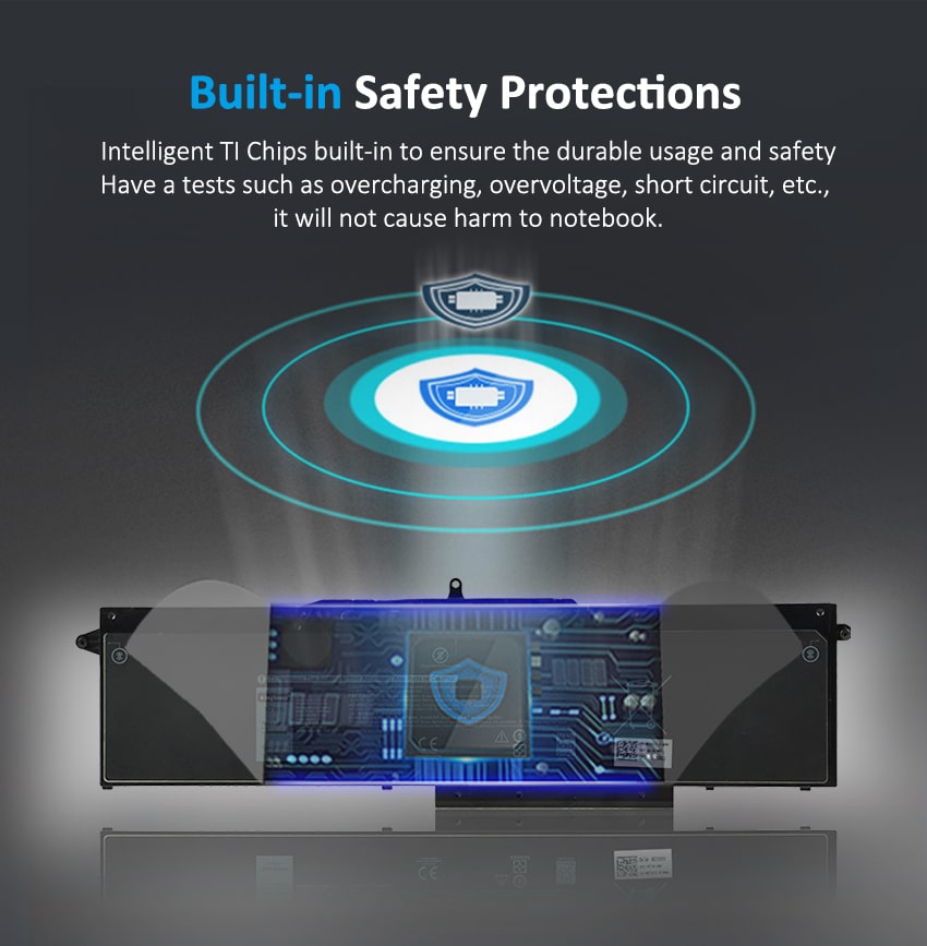 Batería Kingsener 3HWPP 1FXDH para portátil Dell Latitude 15 5501 5511, Dell Precision 3541 3551 (P80F003, P80F004, 11,4 V, 97 Wh)