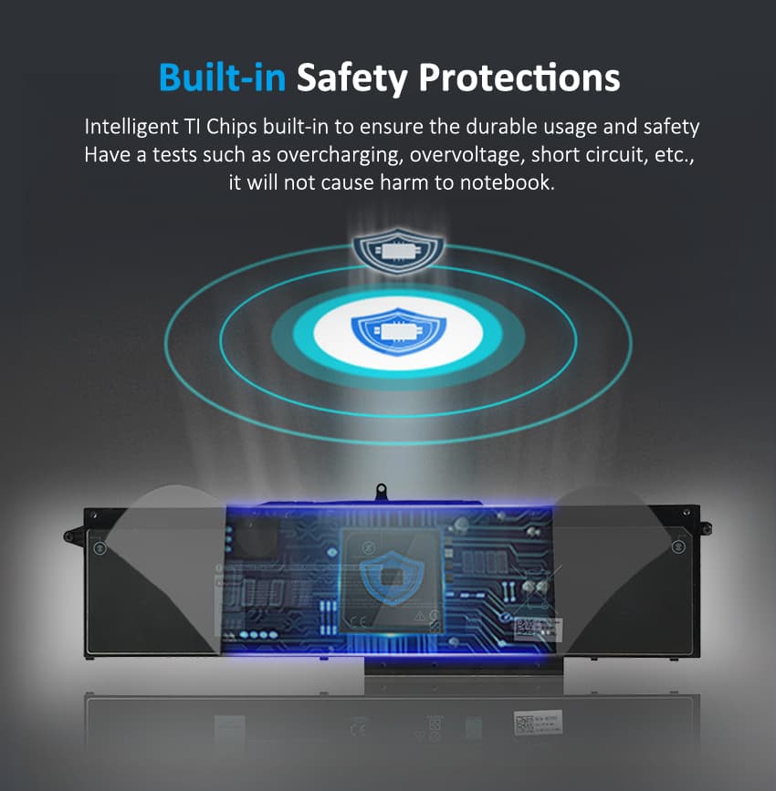 Kingsener-1FXDH-laptop battery-97WH