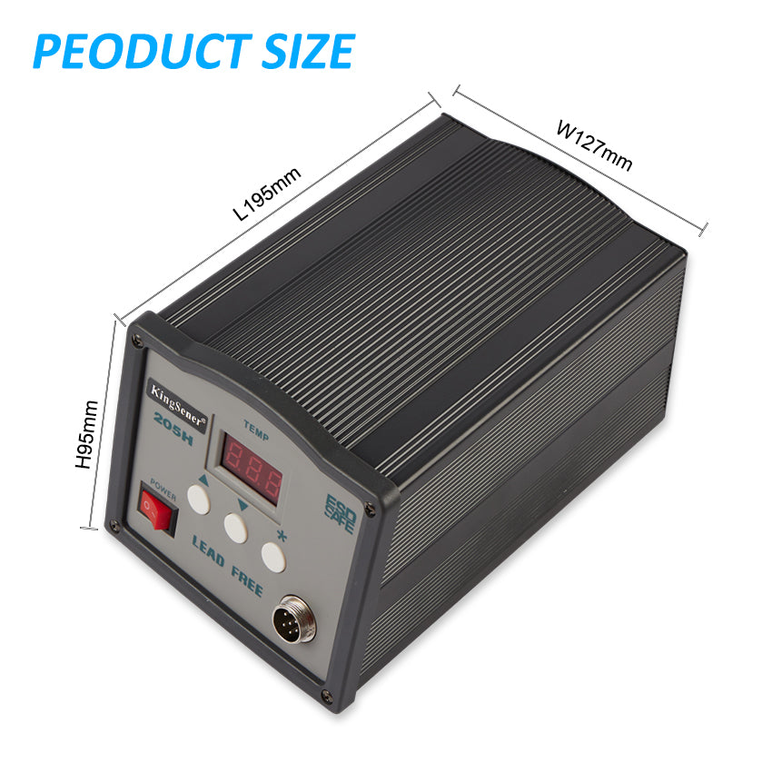 KingSener 150W 220V Wired Electric Adjustable High Power High Power Constant Temperature Desoldering Soldering Iron Kit
