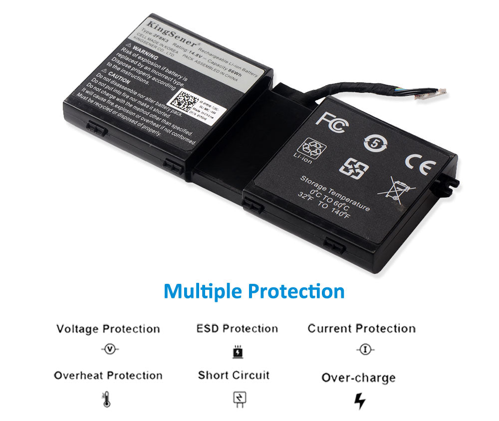 Dell-Alienware-2F8K3-laptop-battery-86WH