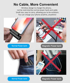 Magnetic Power Bank M-01 3000mAh Mini Magnet Charger For Xiaomi Emergency Mobile Portable Magnetic External Battery