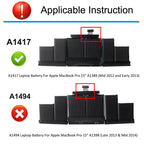 Apple-MacBook-Pro-A1417-laptop-battery-8460mAh