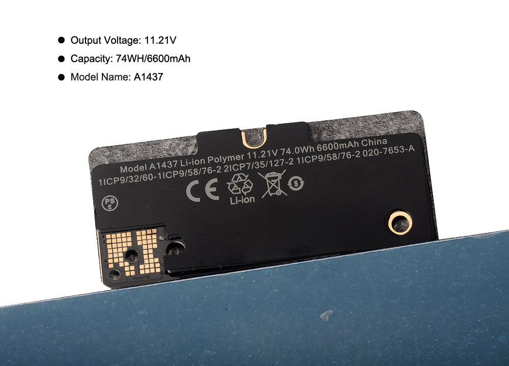 Apple-MacBook-Pro-13.3-A1437-laptop-battery-6600mAh