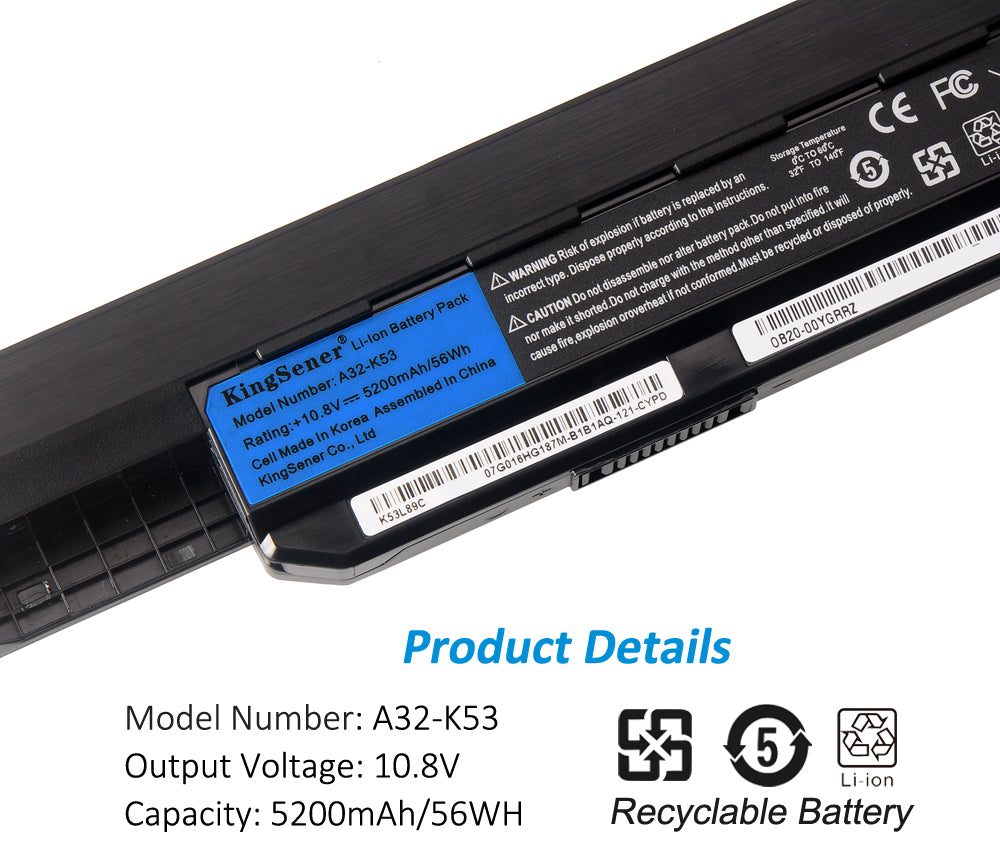 ASUS-A32-K53-laptop-battery-56WH