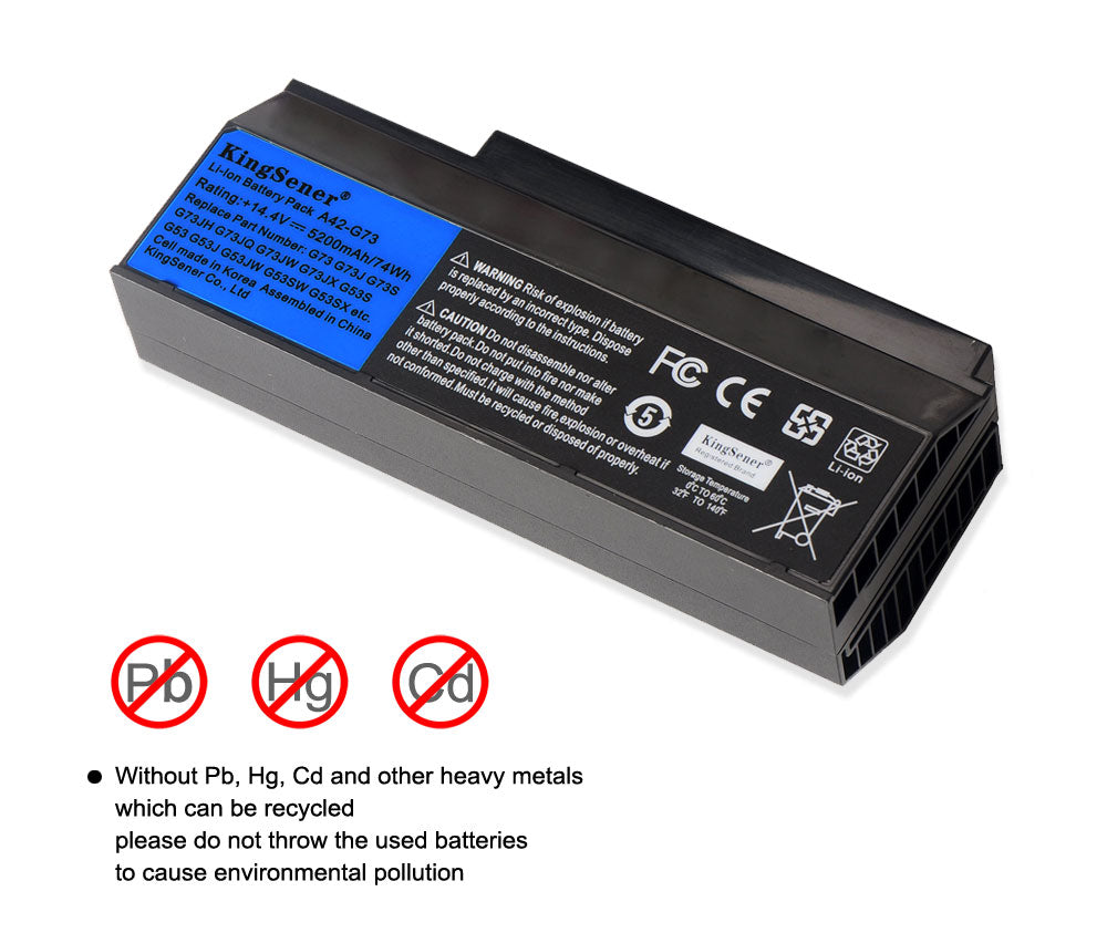 Kingsener A42-G73 laptop battery for ASUS g53 g53s g53j g53jw g53sx g73 g73s g73j g73jh g73jq g73jw g73jx g73sw g73-52