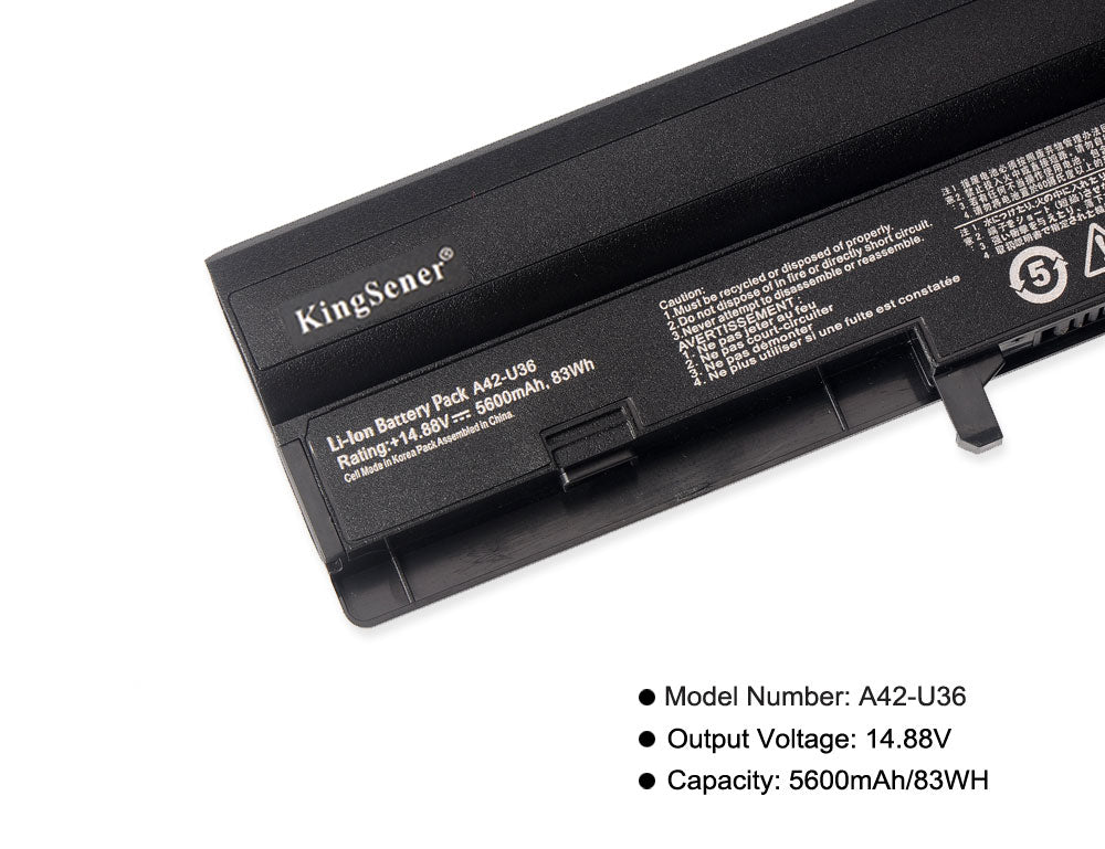 A42-U36 Replacement Laptop Battery for ASUS U36 Series