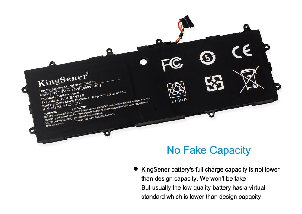 KingSener New AA-PBZN2TP Tablet Battery for Samsung Chromebook XE500T1C 905S 915S 905s3g XE303 XE303C12 NP905S3G 7.5V 4080mAh