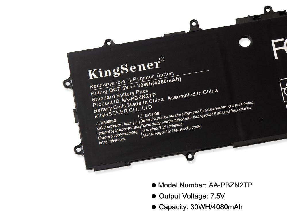 KingSener 全新AA-PBZN2TP平板電腦電池適用於三星Chromebook XE500T1C 905S 915S 905s3g XE303 XE303C12 NP905S3G 7.5V 4080mAh