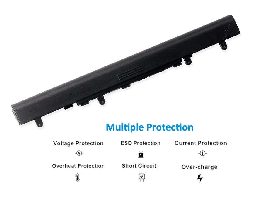 KingSener AL12A32 Batterie d'ordinateur portable pour Acer Aspire V5 V5-471G V5-571G V5-431G V5-531G V5-551G E1-532 E1-572 P255-MG AL12A72 4ICR17/65