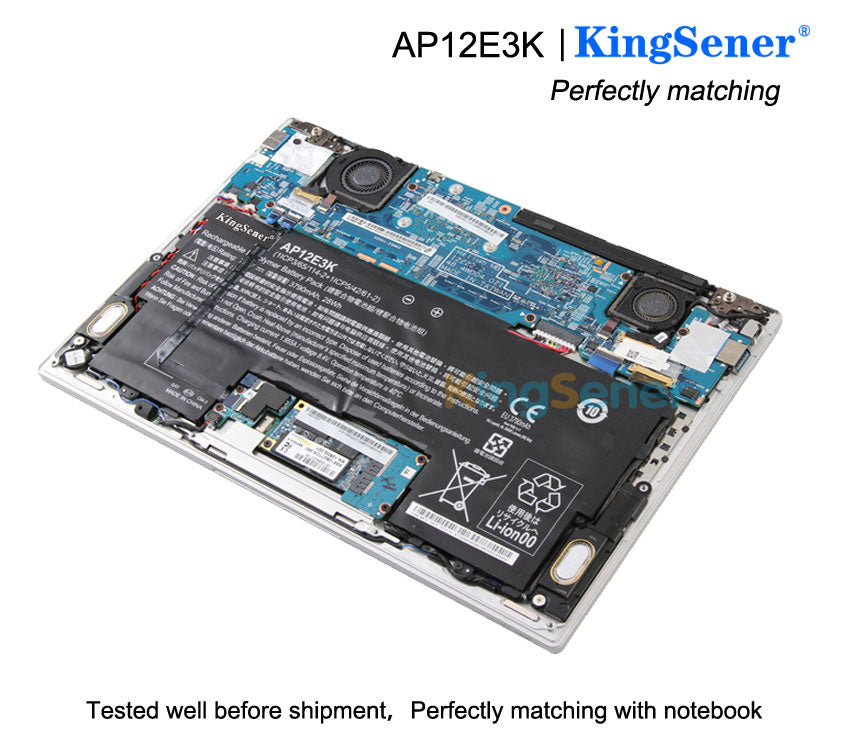 KingSener AP12E3K Laptop Battery for Acer Aspire S7 S7-191 Ultrabook 11 inch 1/CP3/65/114-2 1/CP5/42/61-2 AP12E3K 28WH