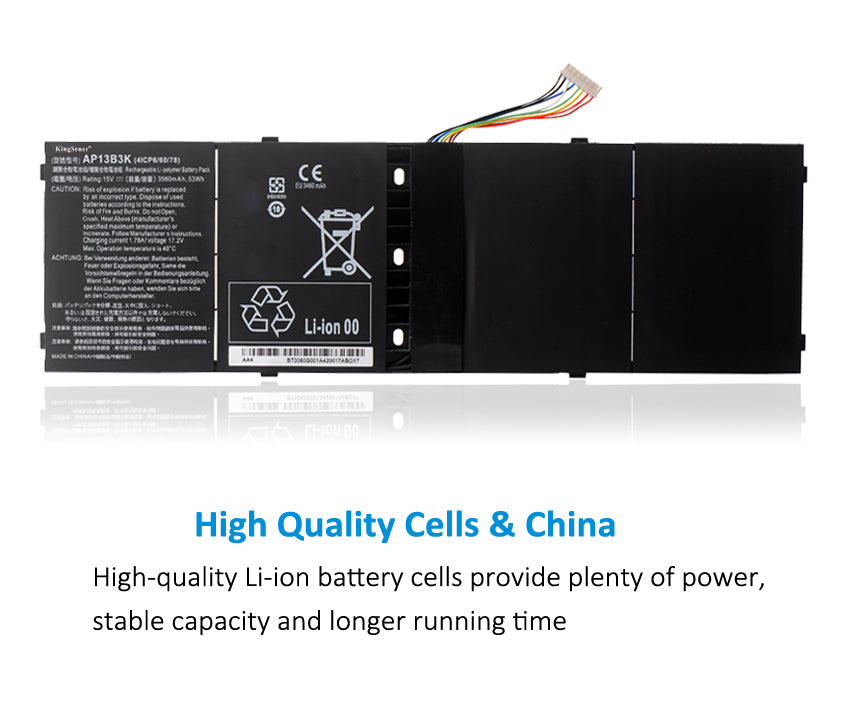 AP13B3K Battery for Acer Aspire V5 V7 R7 M5-583P V5-572G V5-573G 53WH
