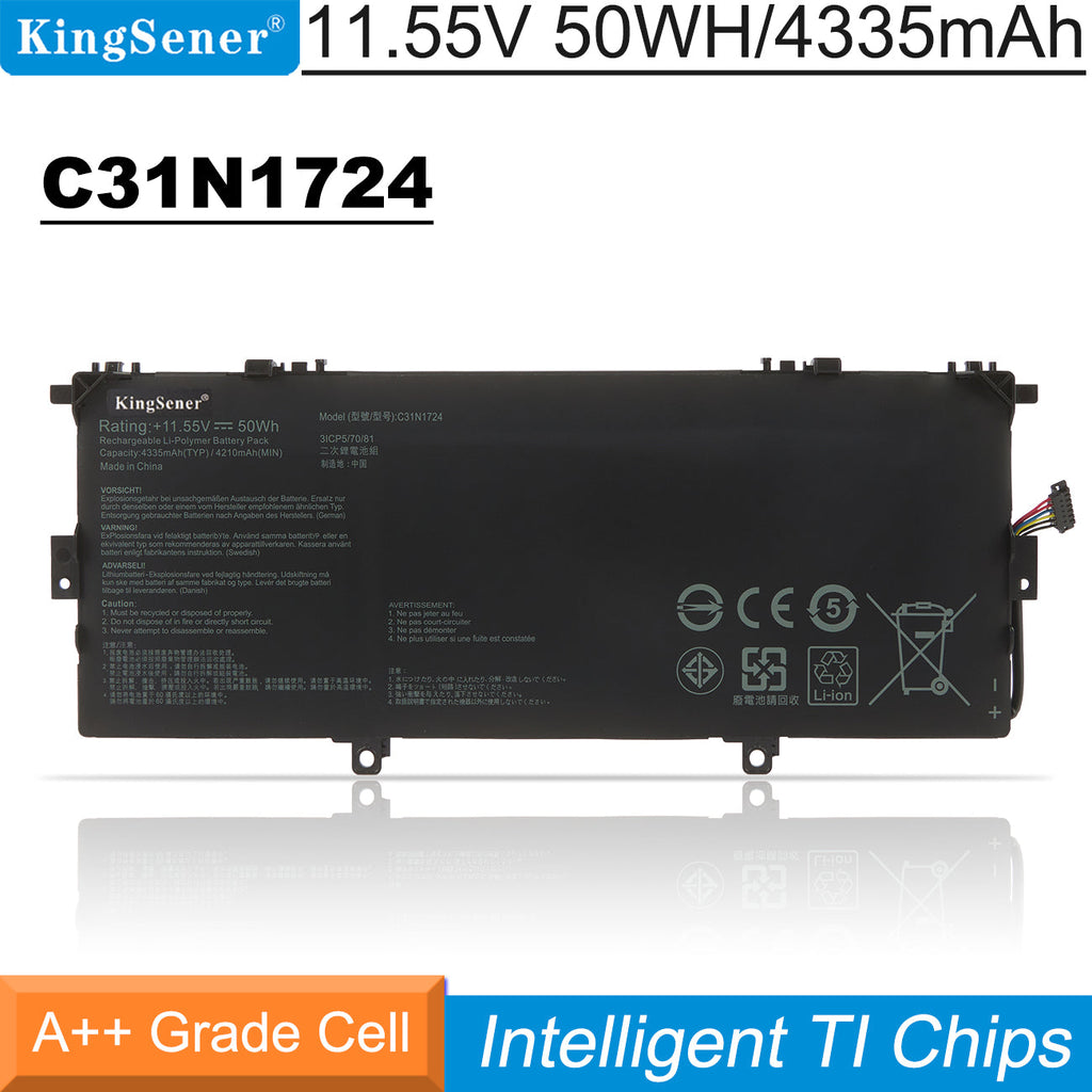 ASUS-ZenBook-50WH-4335mAh-C31N1724-Laptop-Battery